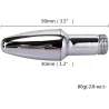 CleanHole Embout de Douche Enema Alu 9 x 3cm